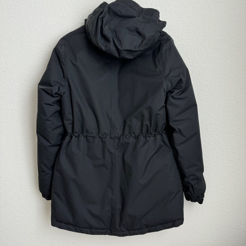 Eddie Bauer Black WeatherEdge Down Parka Winter Coat Jacket M - Picture 12 of 14